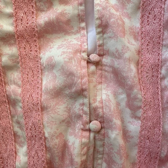 KREWE DU Q Pink & White Layered Ruffle Dress Size XS - Picture 6 of 8